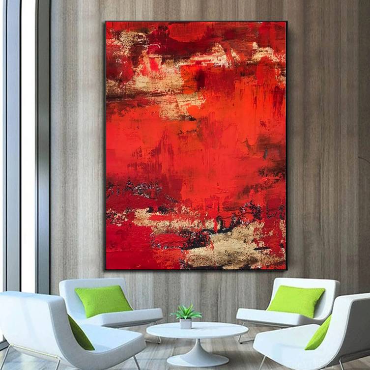 White Handmade Leaf Modern Abstract Canvas Artwork SGH5K